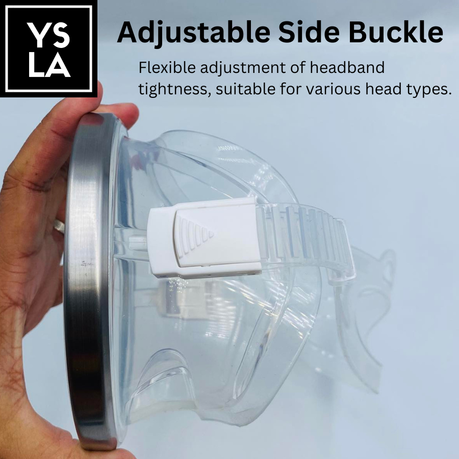 Glowval Diving Oval Mask for Freediving Medium Volume Mask only