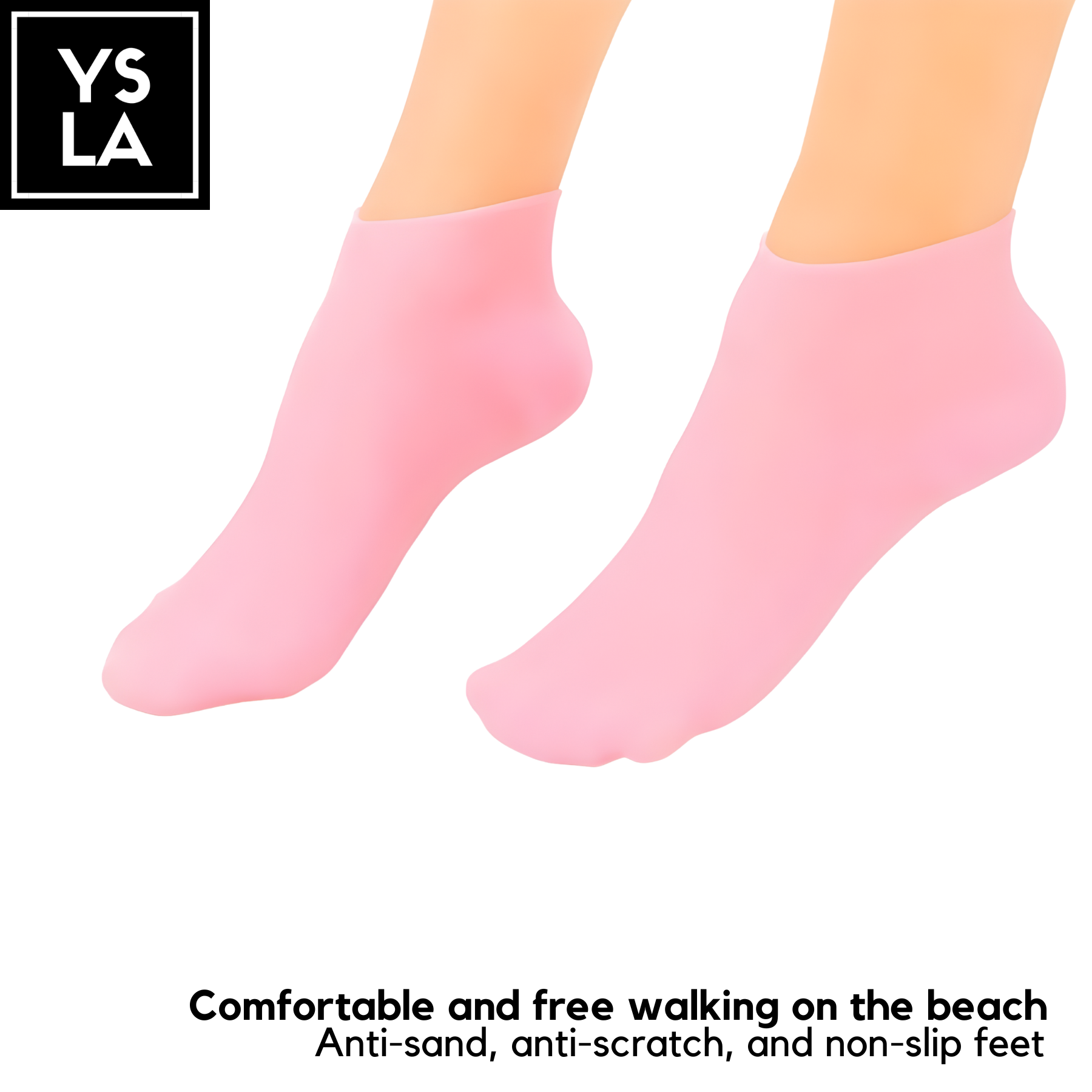 Mermaid Silicone Socks for Exfoliating & Preventing Cracking