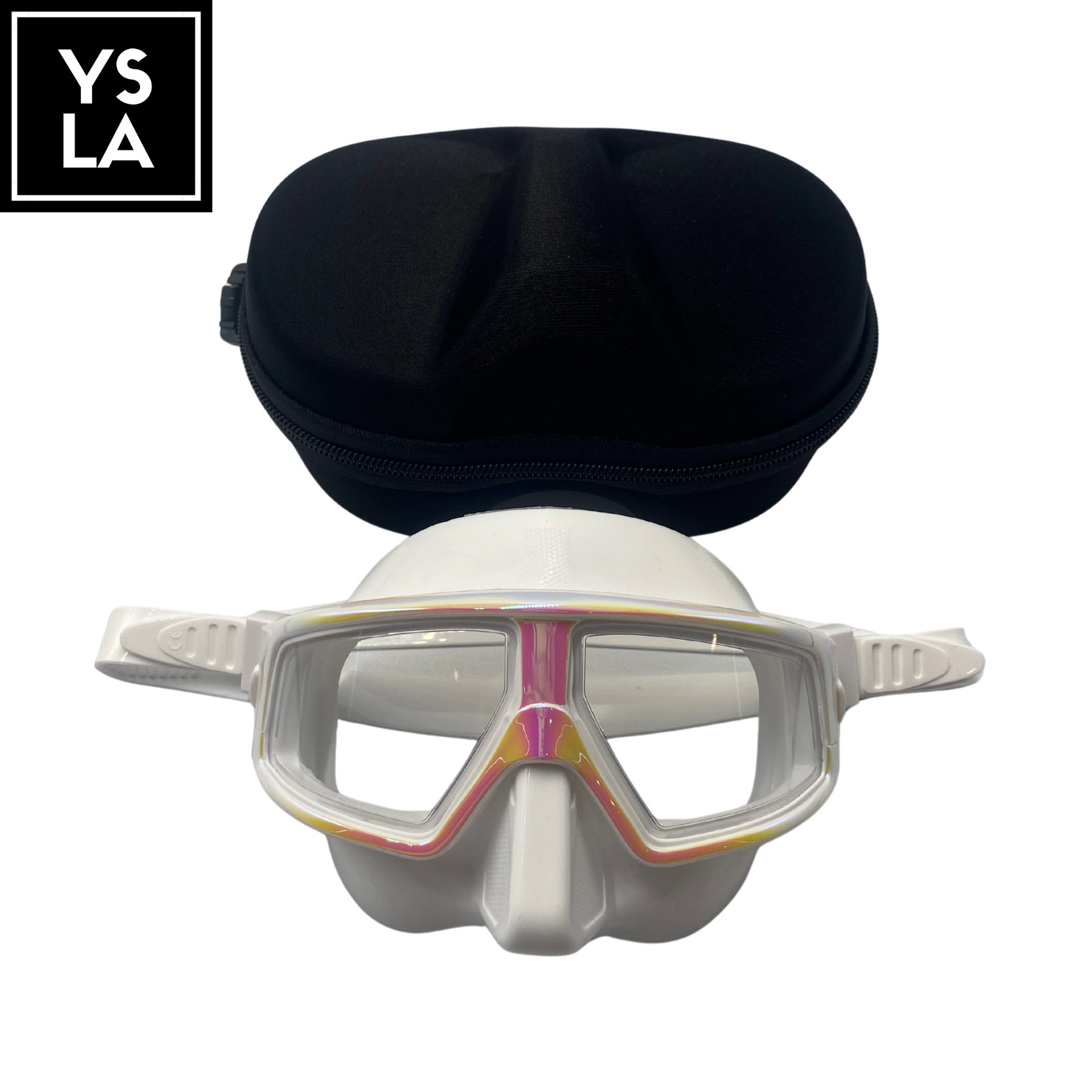 Resin Plastic Lens Low Volume Freedive Mask with Eva Box