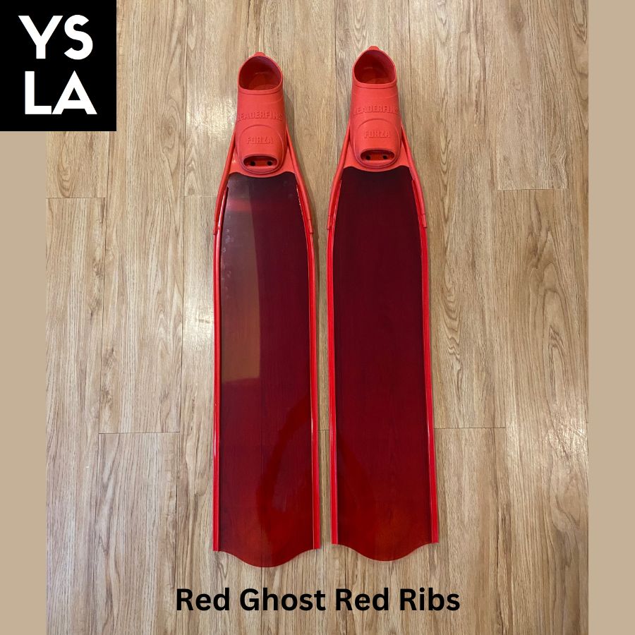 COLORED GHOST Penetrator SOFT Stiffness Freediving Long Fins with Forza Foot Pocket
