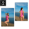 Trudive Seaglam 2mm Pink Bling Sleeveless Front-Zip Wetsuit