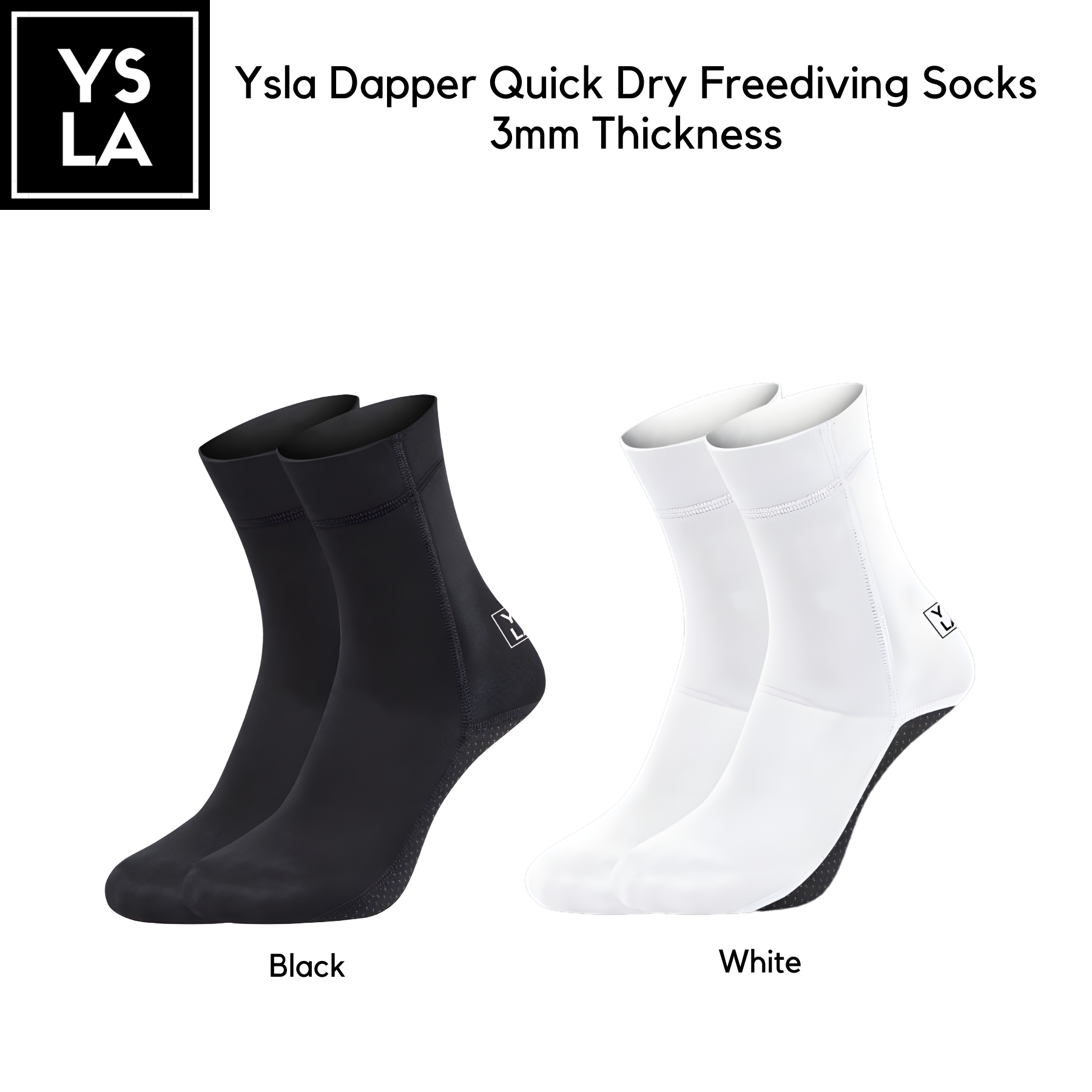 3mm Ysla Dapper Quick Dry Freediving Socks