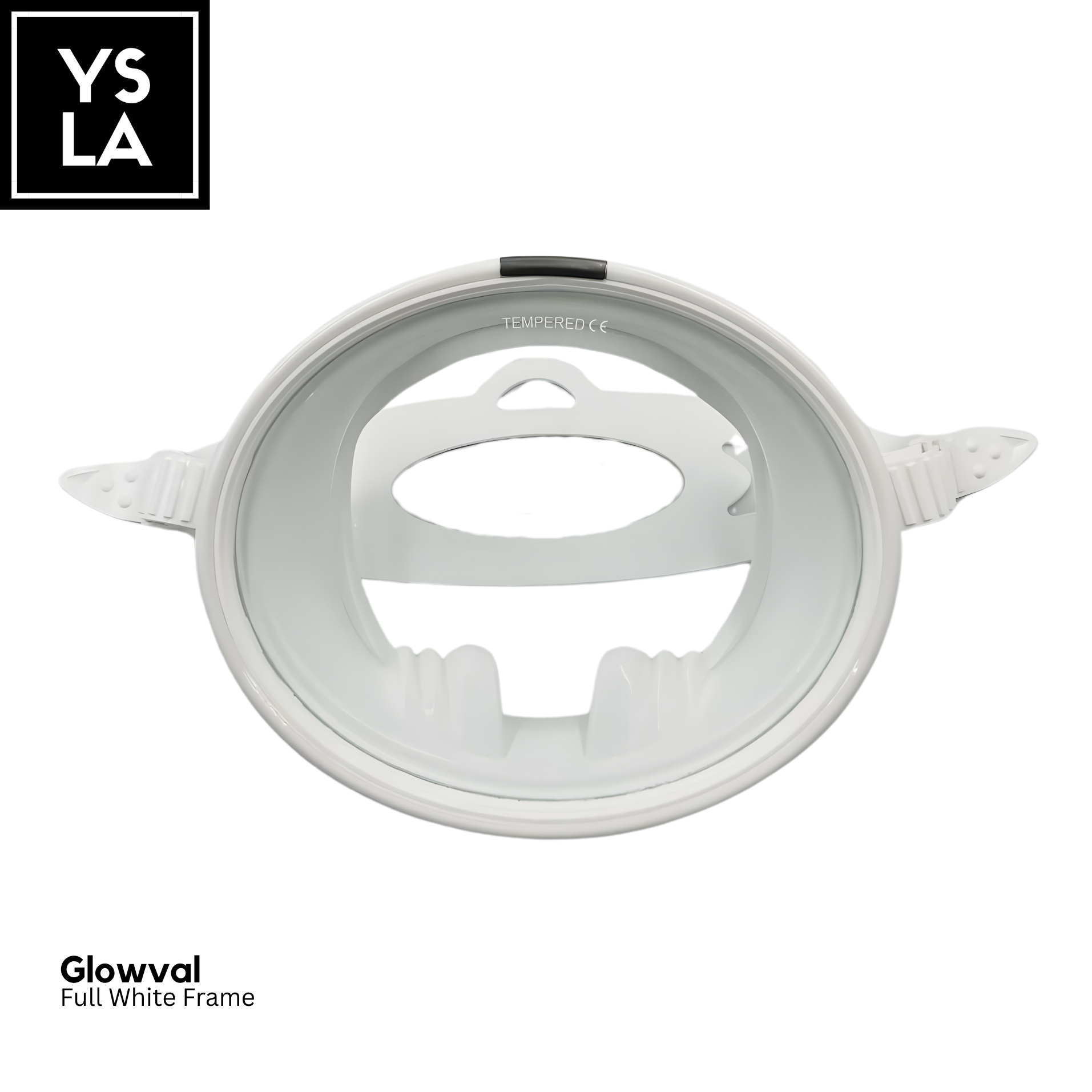 Glowval Diving Oval Mask for Freediving Medium Volume Mask only