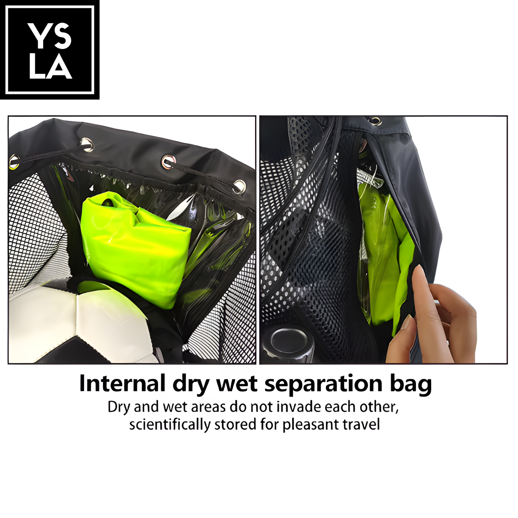 Timothy Drawstring Waterproof Mesh Backpack Bag