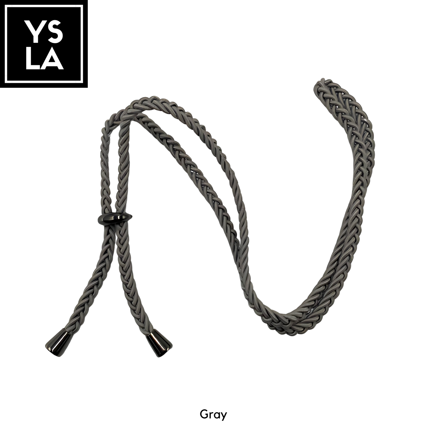 Braided Single-Color Custom Diving Mask Strap with Basic Metallic Stopper