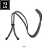 Braided Single-Color Custom Diving Mask Strap with Basic Metallic Stopper