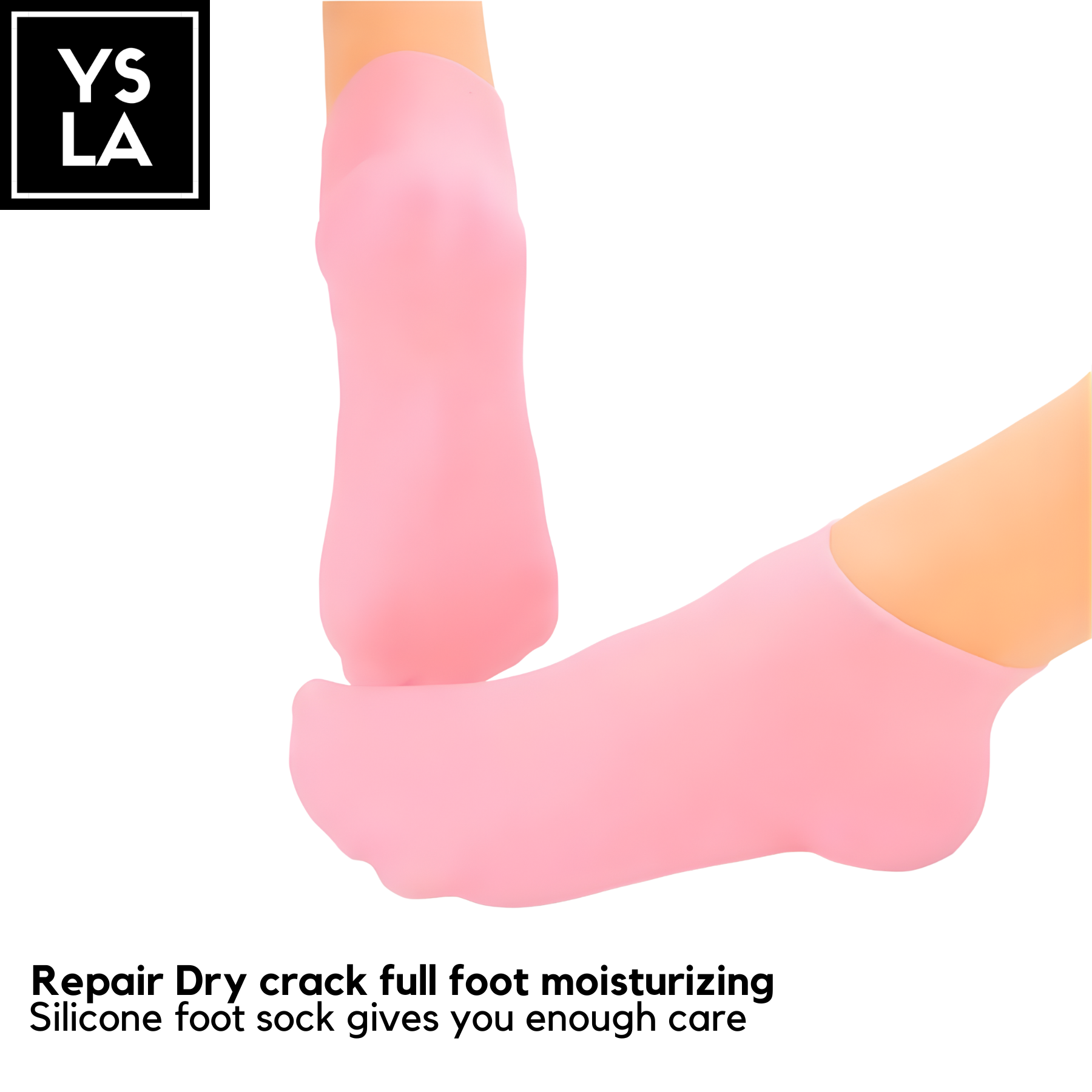 Mermaid Silicone Socks for Exfoliating & Preventing Cracking