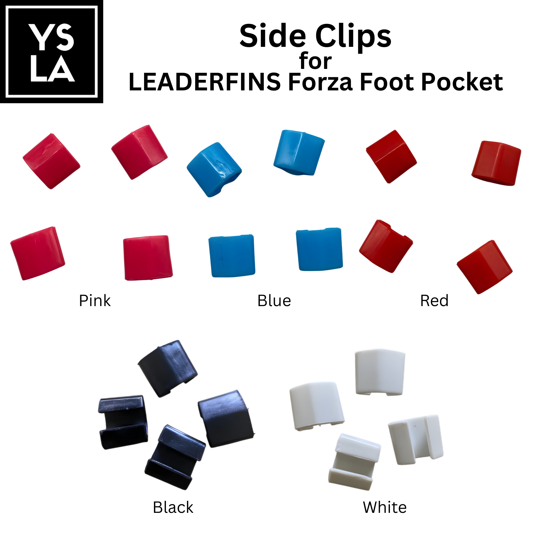 Leaderfins Blade Side Clips Set TRP (4pcs)