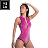 Trudive Seaglam 2mm Pink Bling Sleeveless Front-Zip Wetsuit
