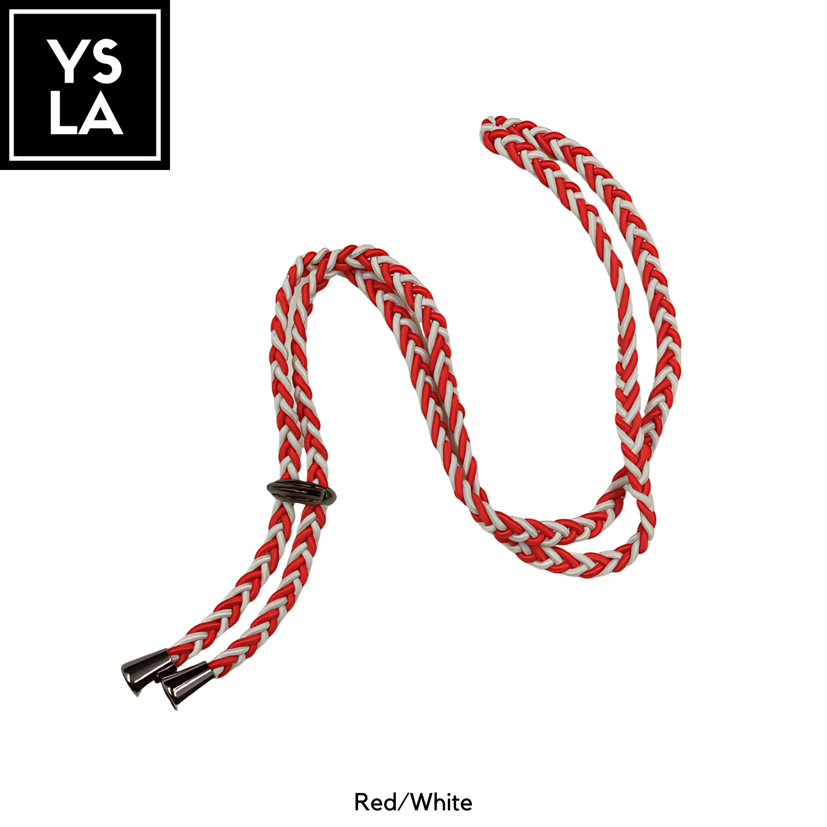Braided Dual-Color Custom Diving Mask Strap with Basic Metallic Stopper