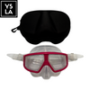 Resin Plastic Lens Low Volume Freedive Mask with Eva Box