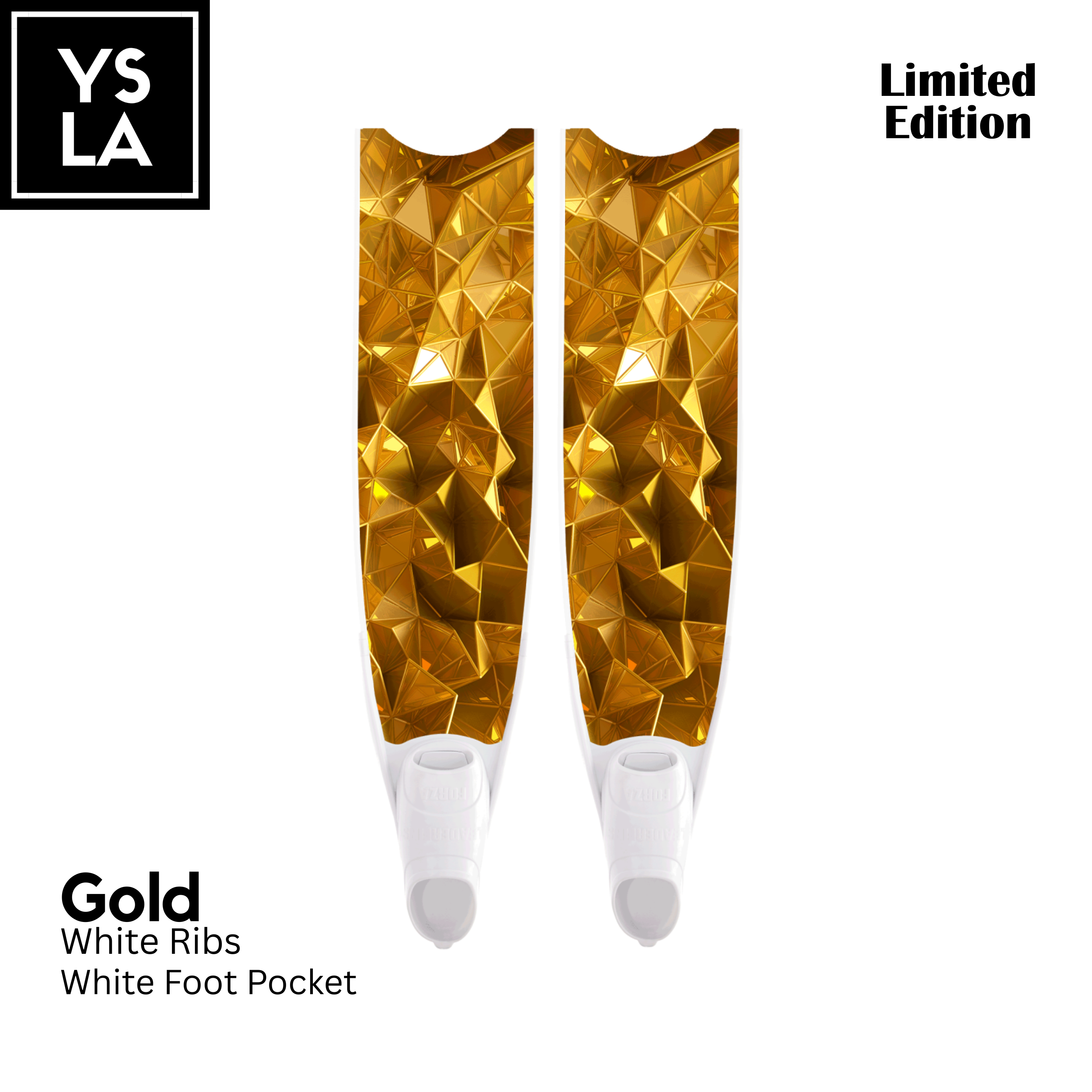 Leaderfins Pure Carbon Long Fins with Long Span Foot Pocket