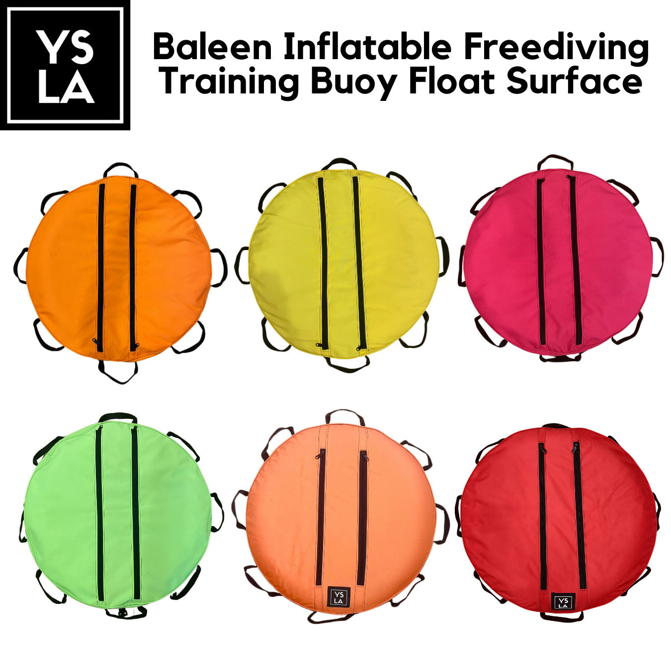 Baleen Inflatable Scuba Diving Freediving Training Buoy Float Surface with Interior Surface Marker