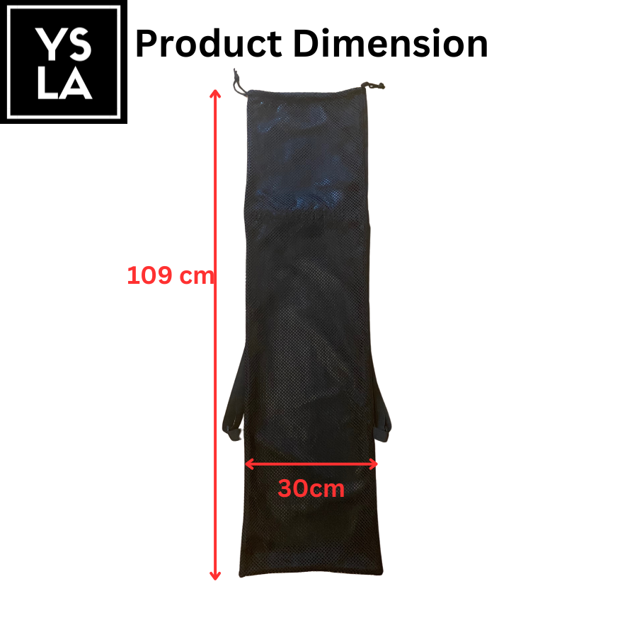 Jason Long Fins Drawstring Bag Mesh for Freediving