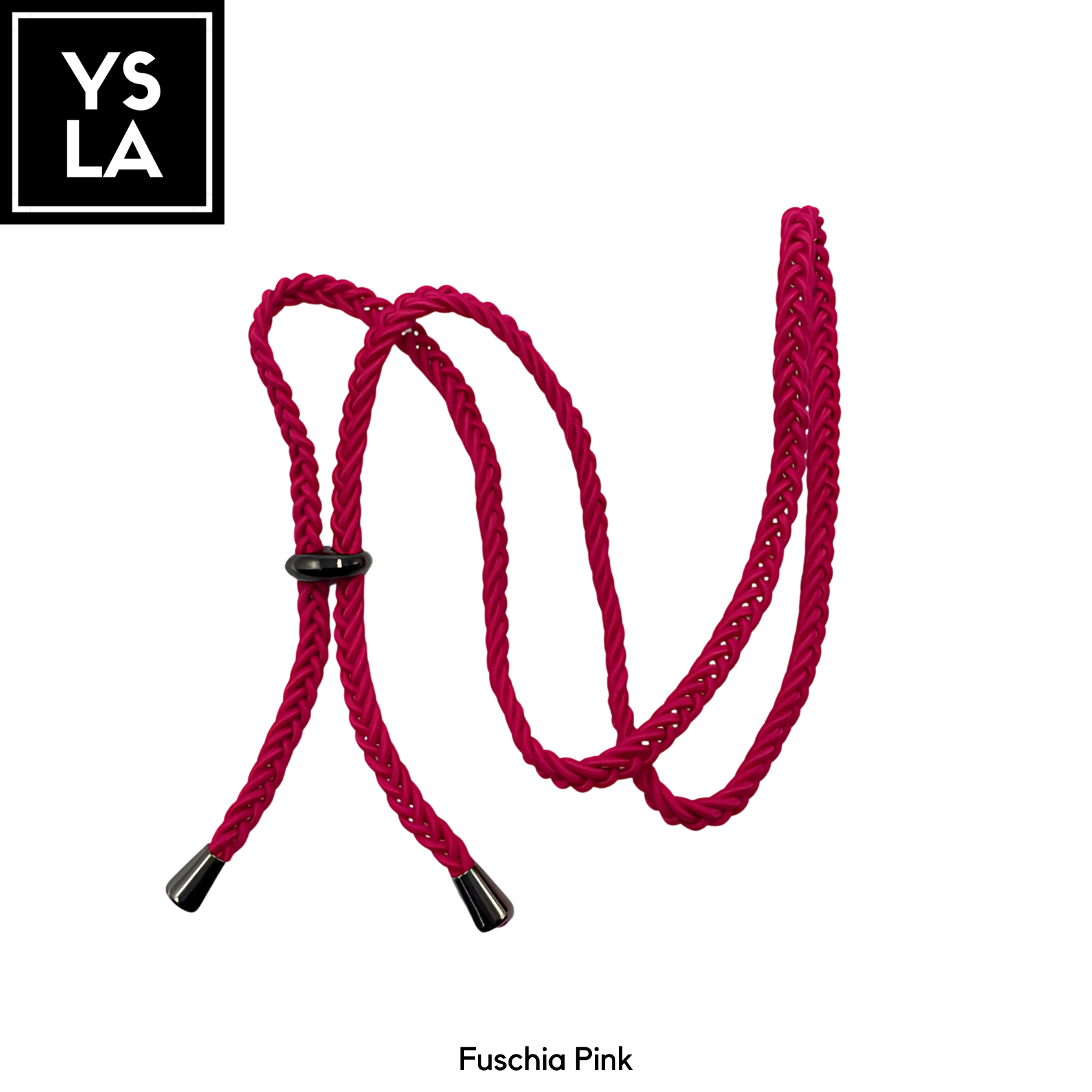 Braided Single-Color Custom Diving Mask Strap with Basic Metallic Stopper