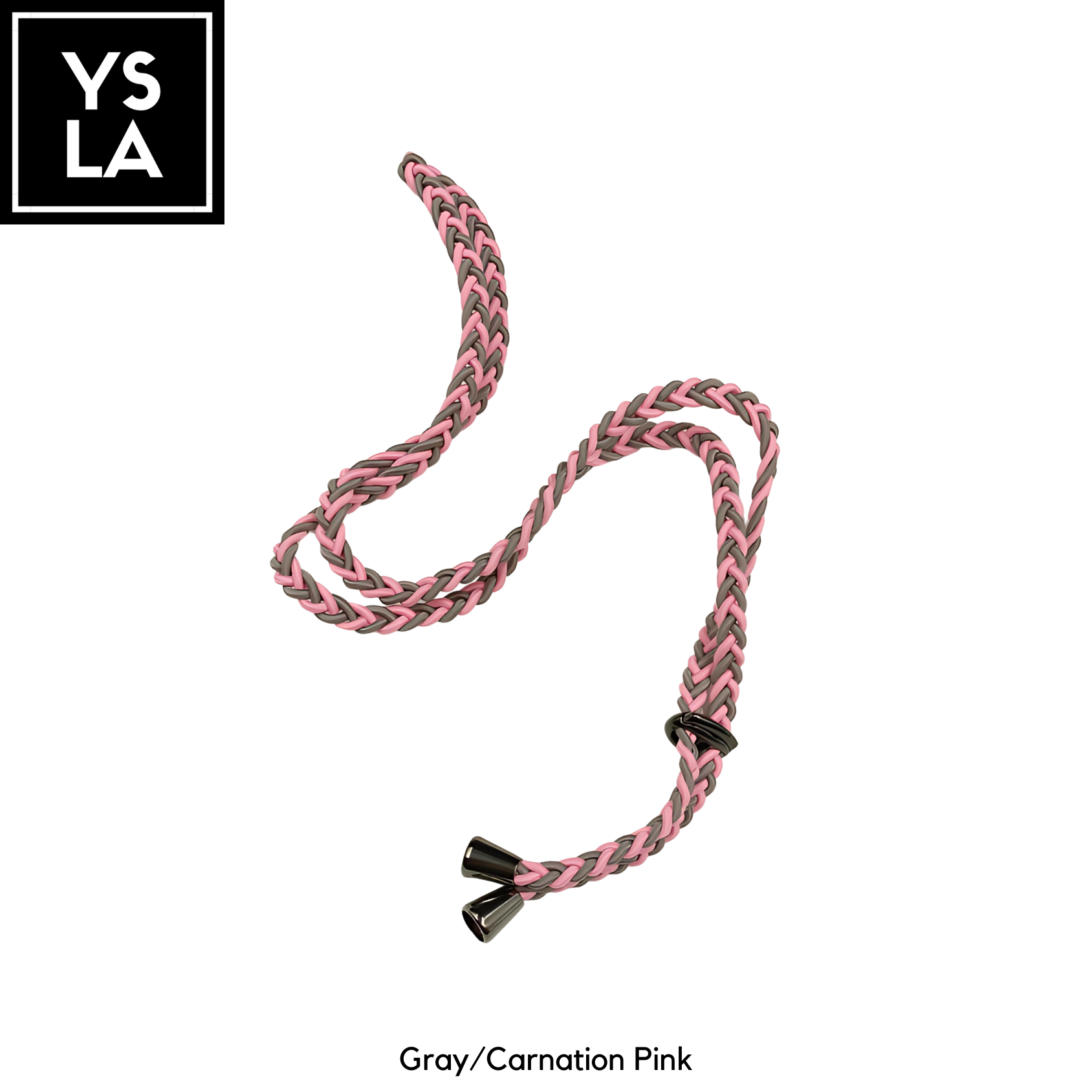 Braided Dual-Color Custom Diving Mask Strap with Basic Metallic Stopper