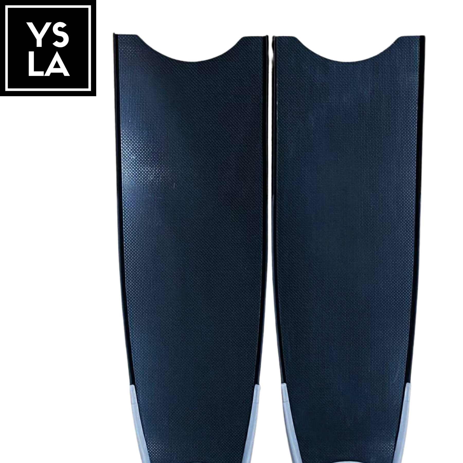 70cm Carbon Fiber Long Blade Leaderfins with White and Black Foot Pocket