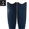 70cm Carbon Fiber Long Blade Leaderfins with White and Black Foot Pocket
