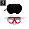 Resin Plastic Lens Low Volume Freedive Mask with Eva Box