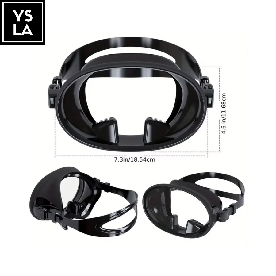 Ovalo Diving Mask Aura Scuba Freedive Mask Medium Volume Mask Set