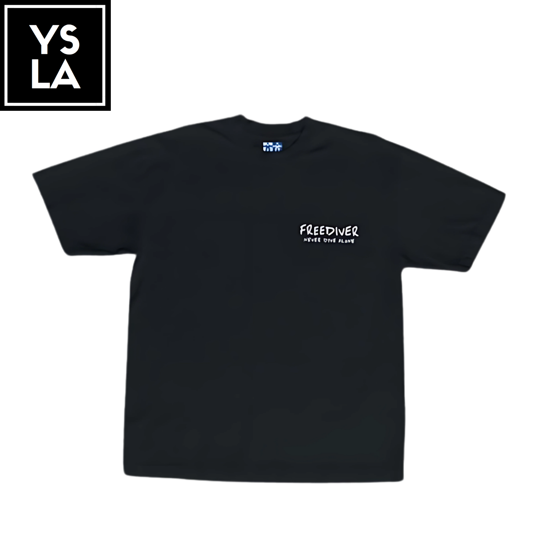 Ysla Never Dive Alone Freediver T-Shirt Kids Shirt