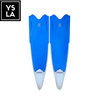 Wave Colored Long Freediving Fins White Foot Pocket