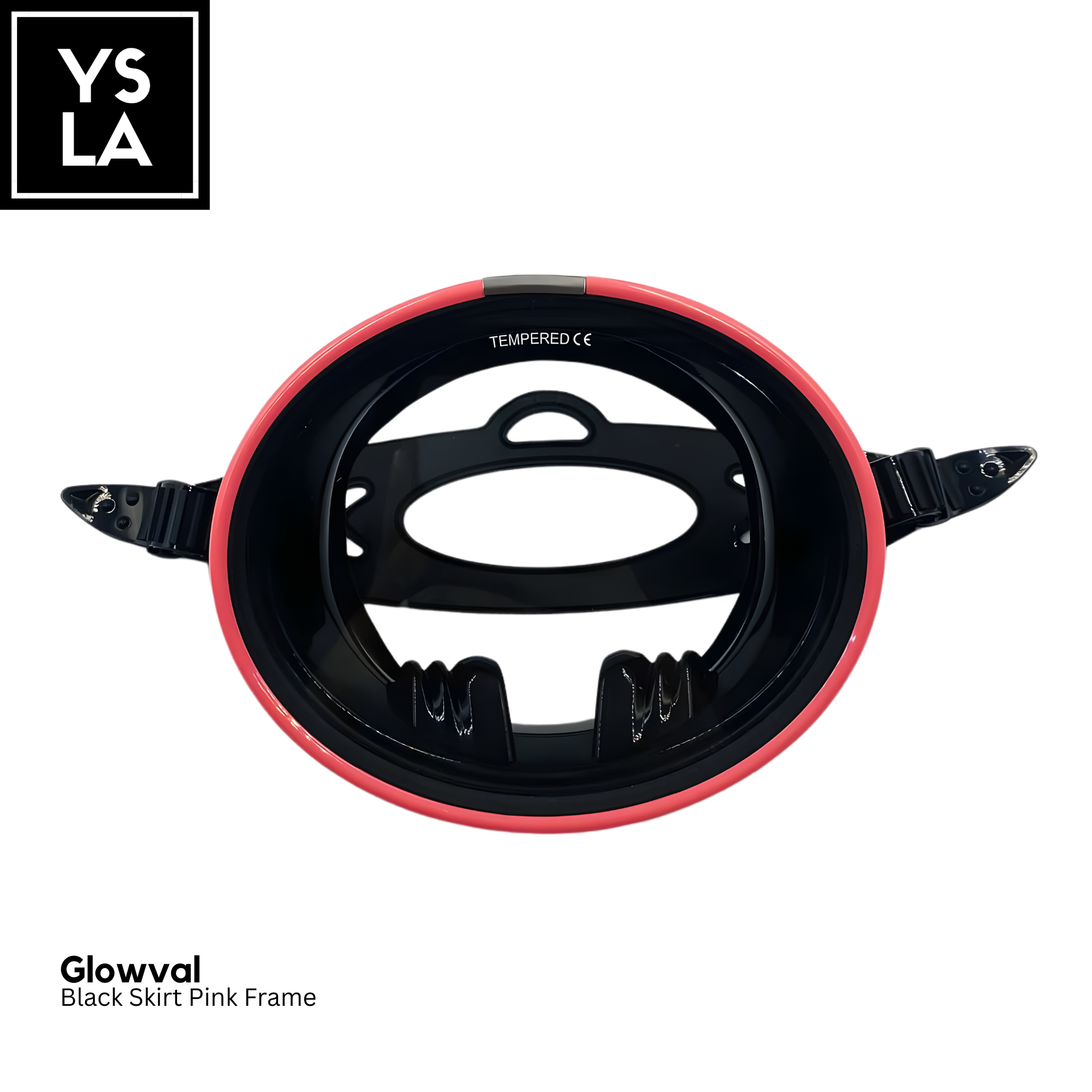 Glowval Diving Oval Mask for Freediving Medium Volume Mask only