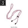 Braided Dual-Color Custom Diving Mask Strap with Basic Metallic Stopper