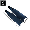 70cm Carbon Fiber Long Blade Leaderfins with White and Black Foot Pocket