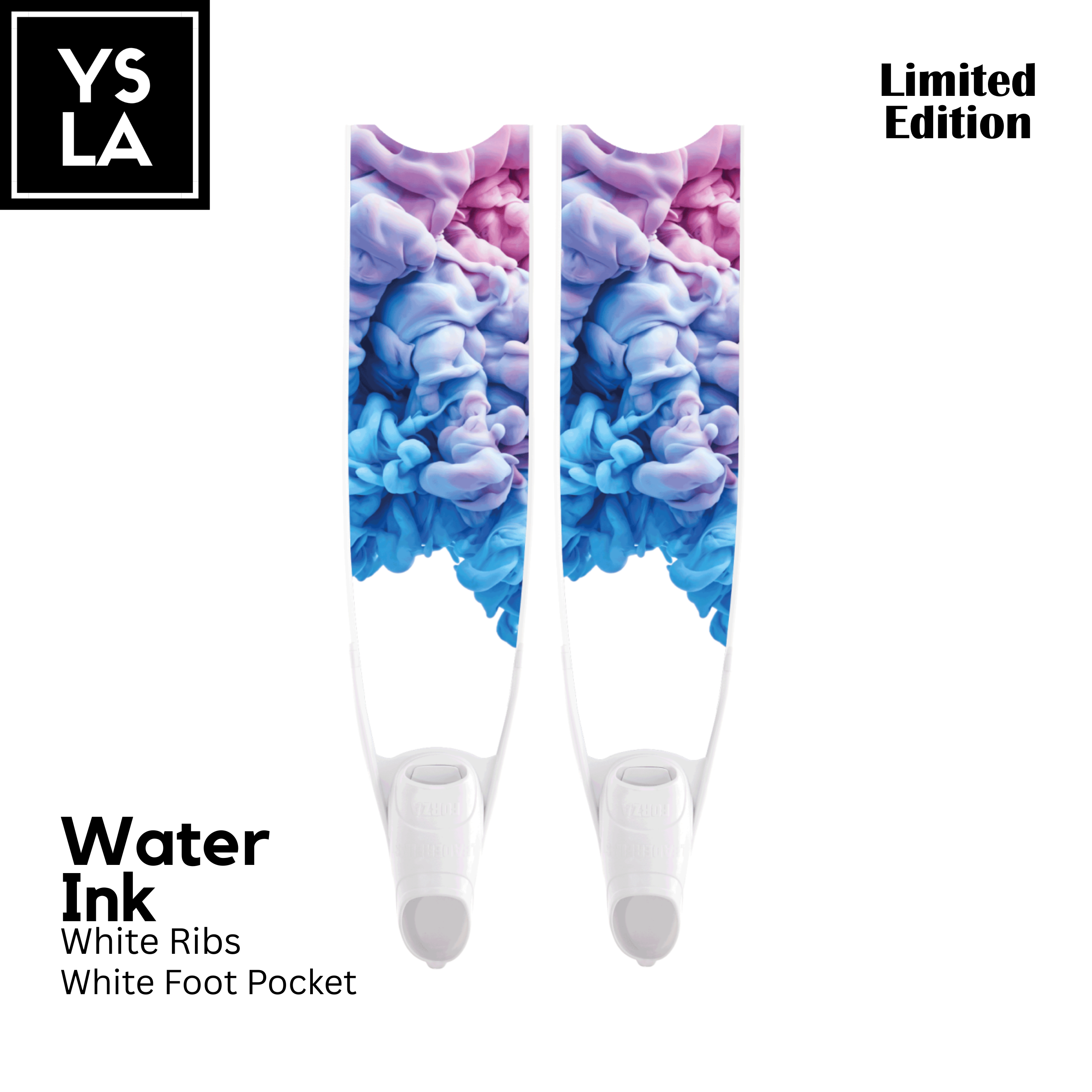 Leaderfins Pure Carbon Long Fins with Long Span Foot Pocket