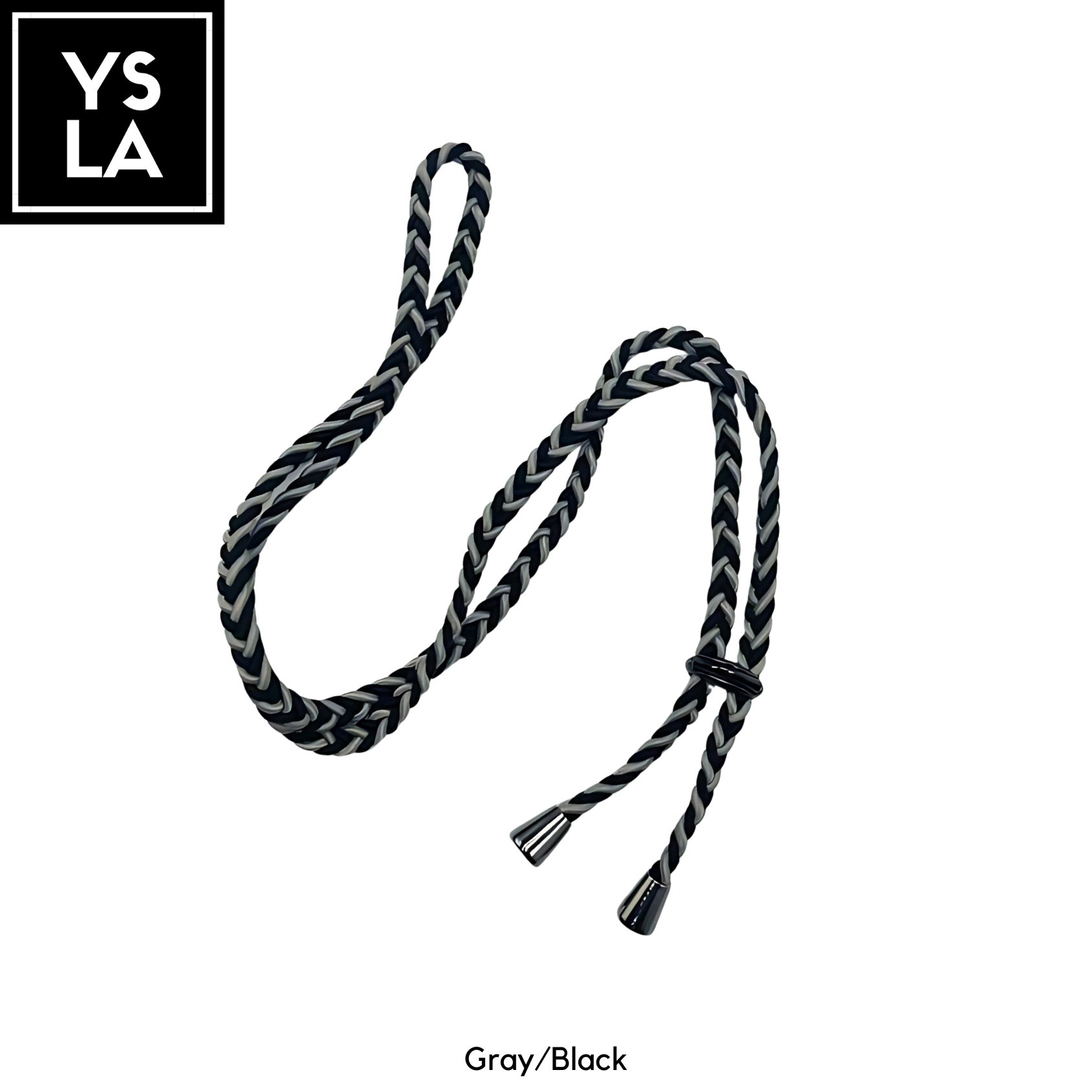 Braided Dual-Color Custom Diving Mask Strap with Basic Metallic Stopper