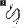 Braided Dual-Color Custom Diving Mask Strap with Basic Metallic Stopper