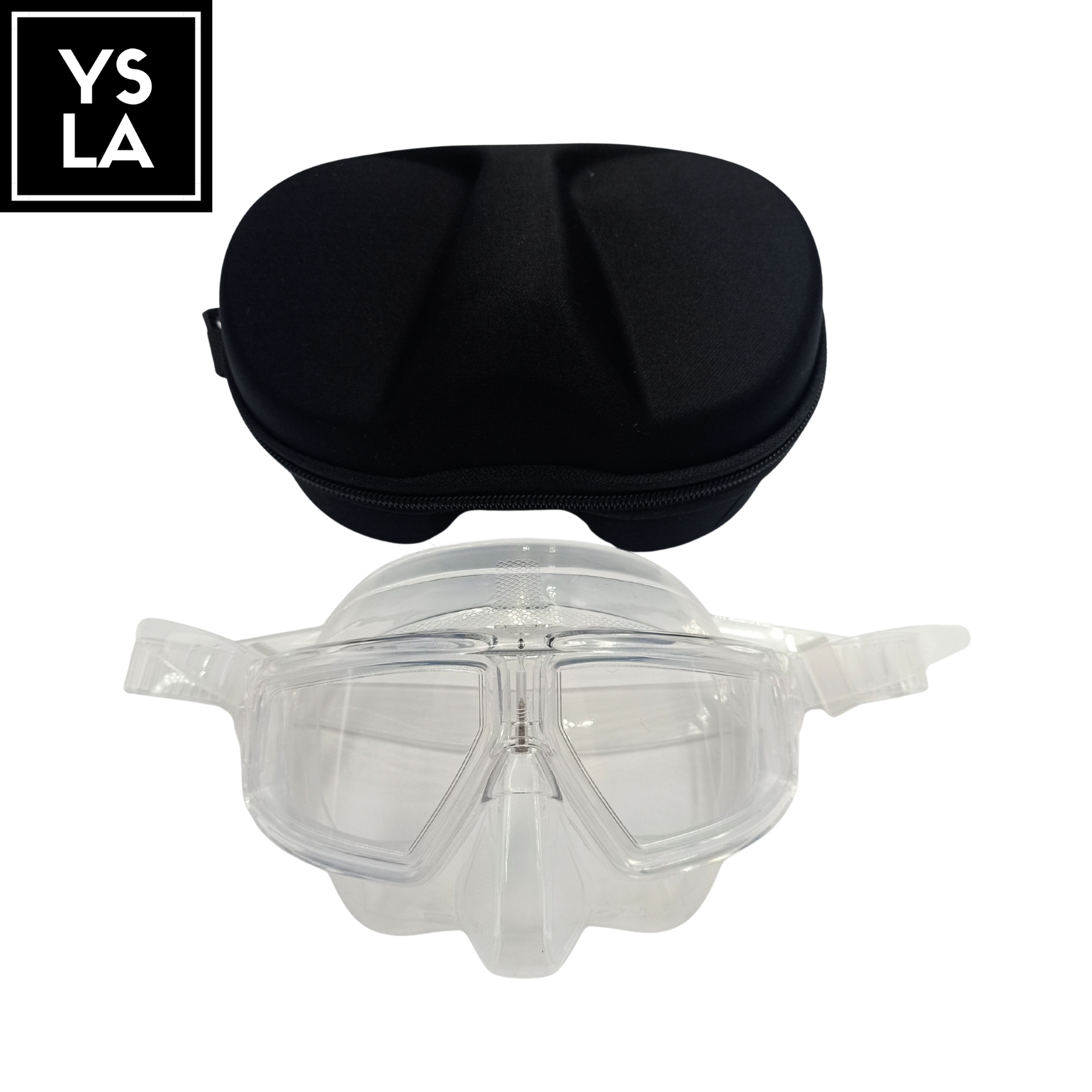 Resin Plastic Lens Low Volume Freedive Mask with Eva Box