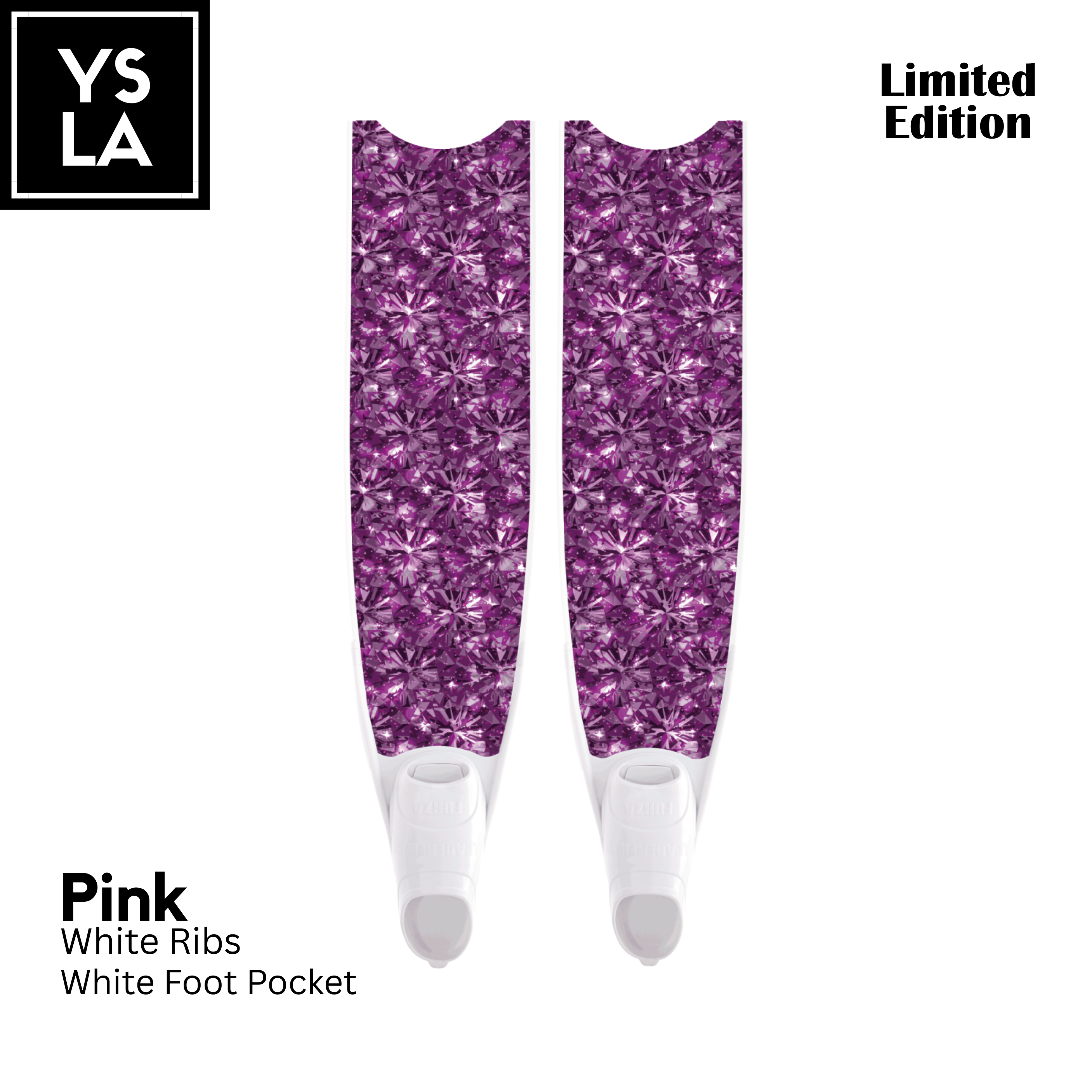 Leaderfins Pure Carbon Long Fins with Long Span Foot Pocket