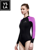 Kaila Dive and Sail 2mm One-piece Front Zipper Thermal Bikini Wetsuit