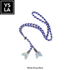 Braided Dual-Color Custom Diving Mask Strap with Mermaid Tail