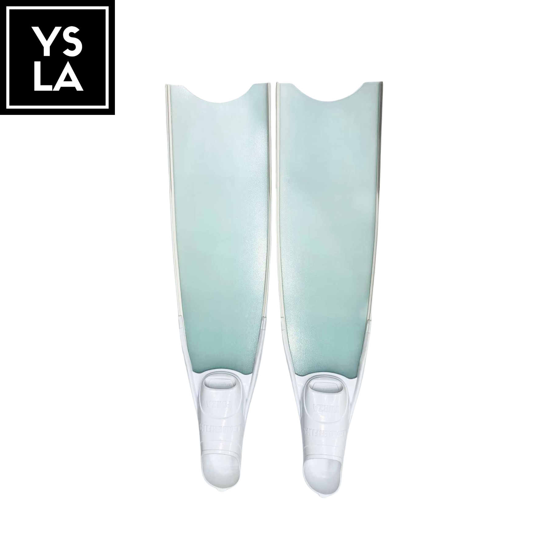 70cm Fiber Glass Long Blade Leaderfins with White and Black Foot Pockets