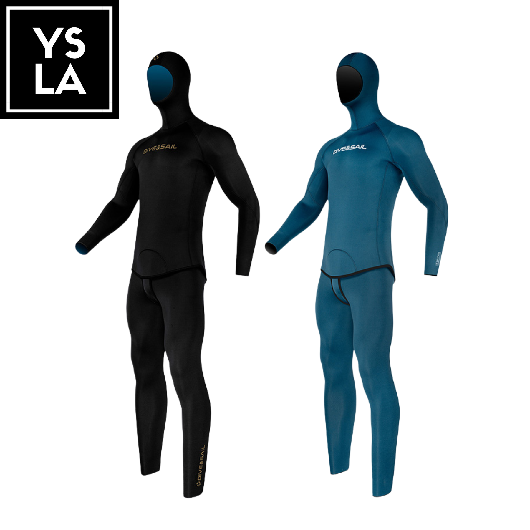 Dive and Sail Rumi 3mm Yamamoto Long Sleeve Two Piece Women Man Freediving Wetsuit