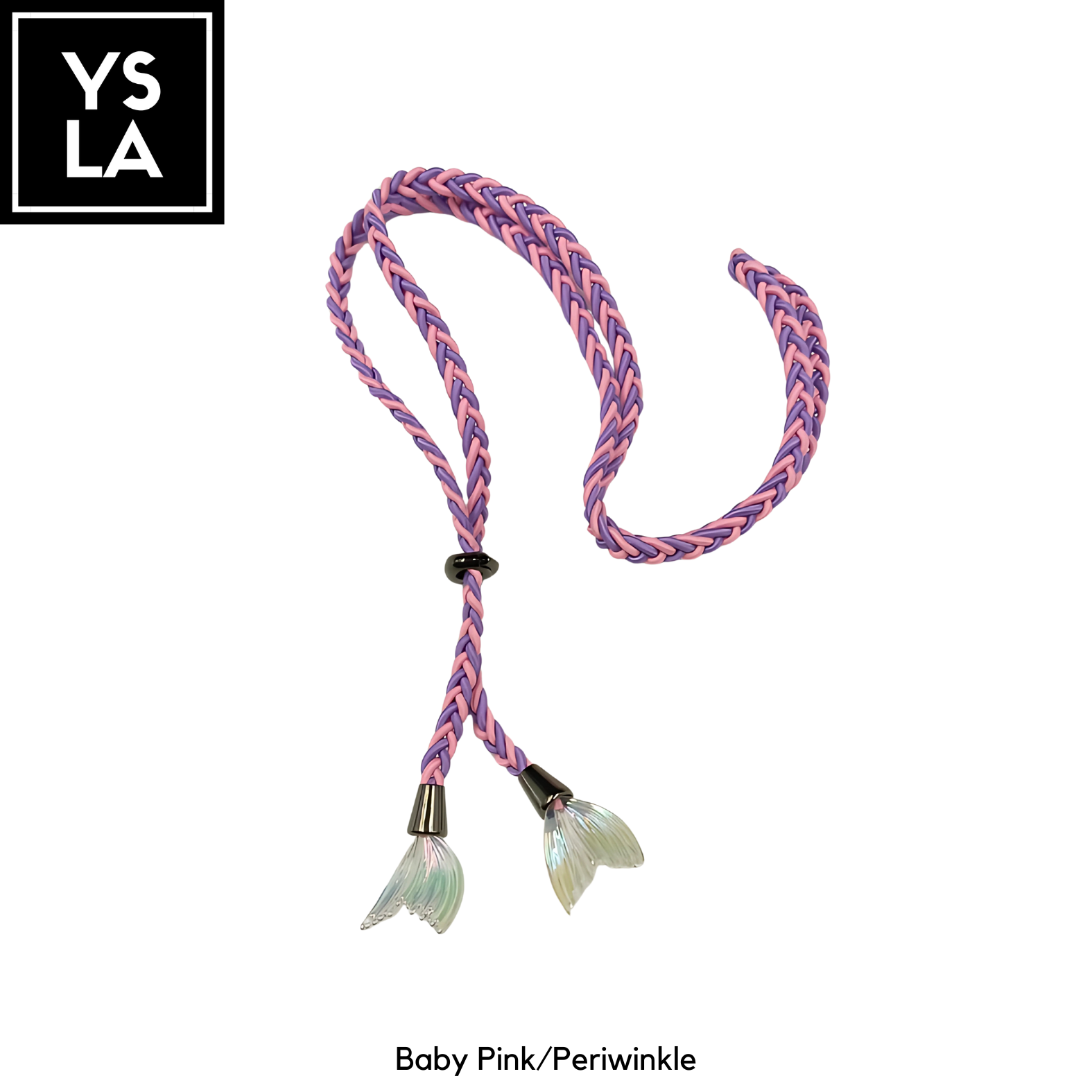 Braided Dual-Color Custom Diving Mask Strap with Mermaid Tail