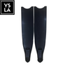 70cm Pure Carbon Long Blade Leaderfins with White and Black Foot Pocket