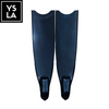 70cm Carbon Fiber Long Blade Leaderfins with White and Black Foot Pocket