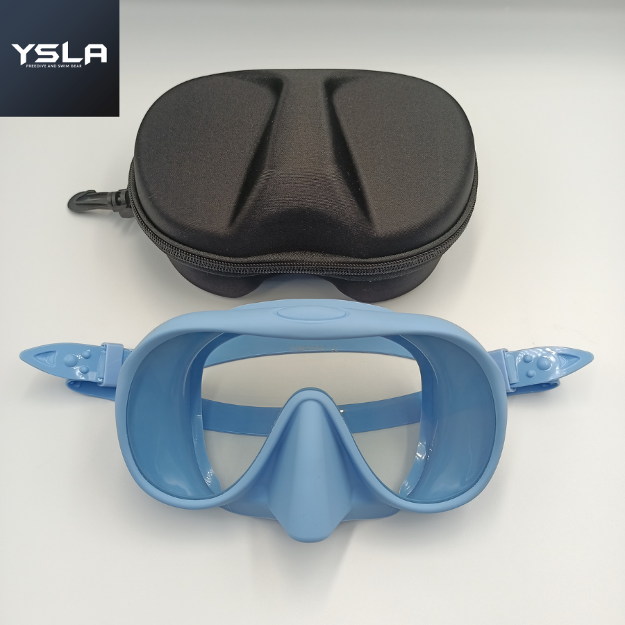 Frameless Tempered Glass Freediving Mask for Inventory Purposes