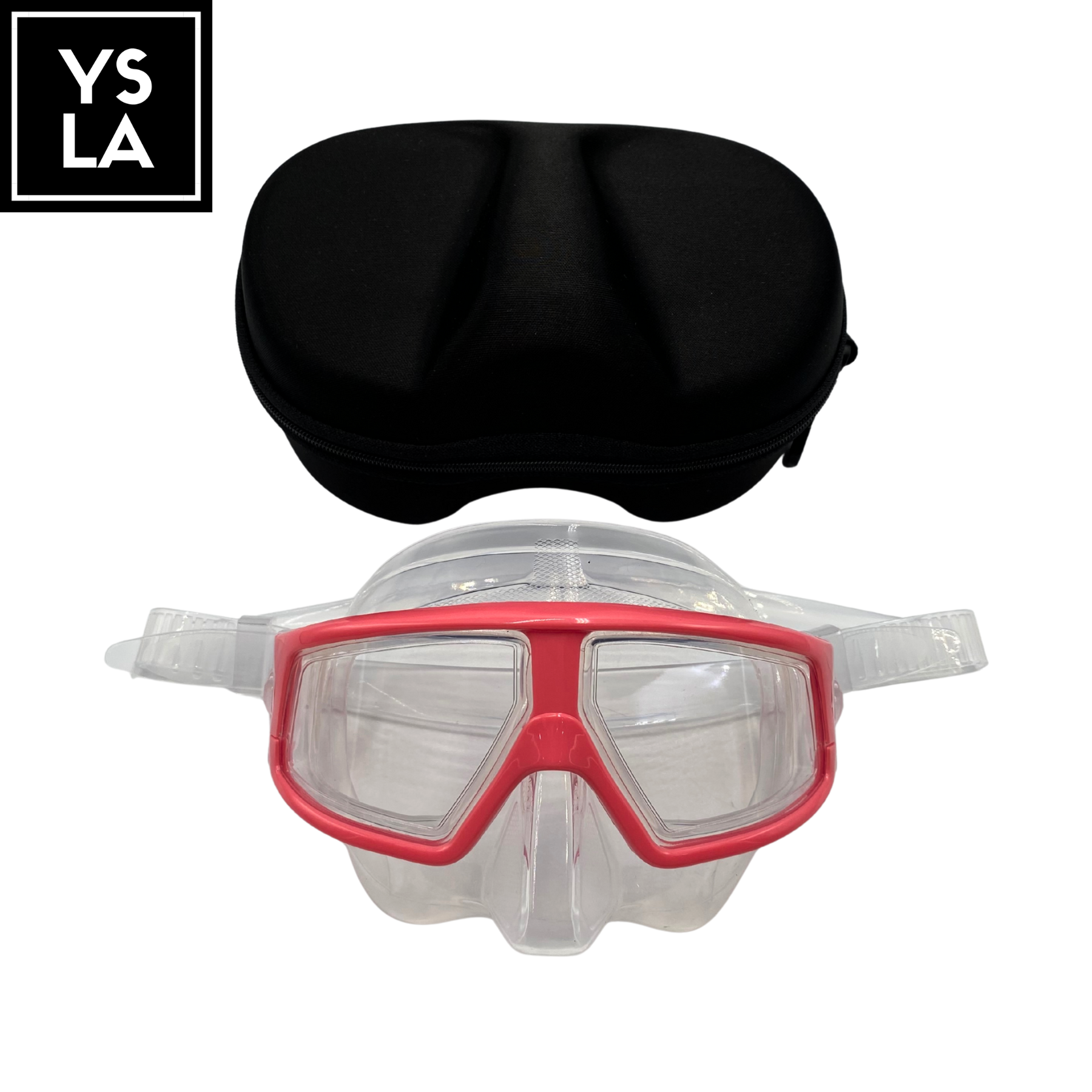 Resin Plastic Lens Low Volume Freedive Mask with Eva Box