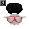 Resin Plastic Lens Low Volume Freedive Mask with Eva Box