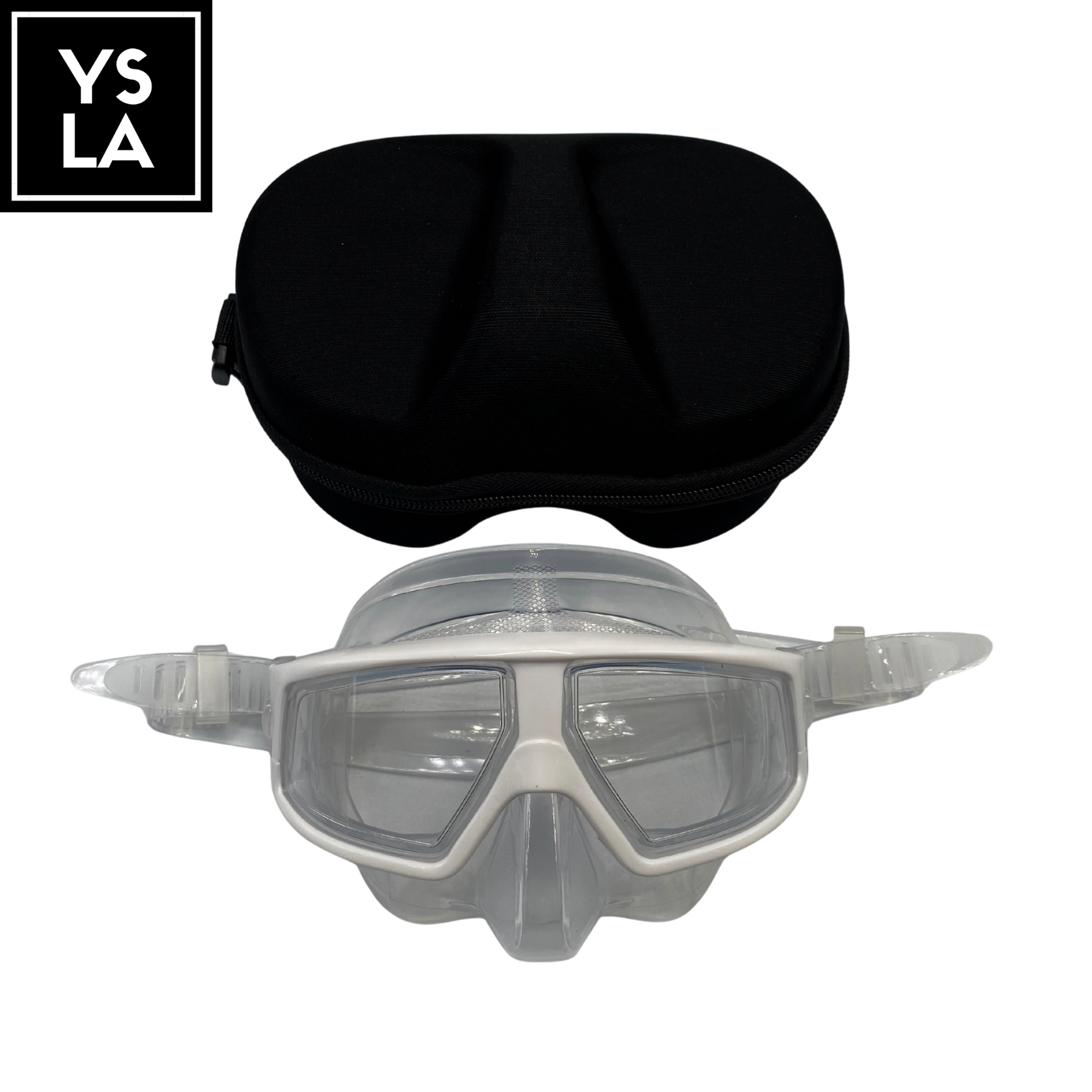 Resin Plastic Lens Low Volume Freedive Mask with Eva Box