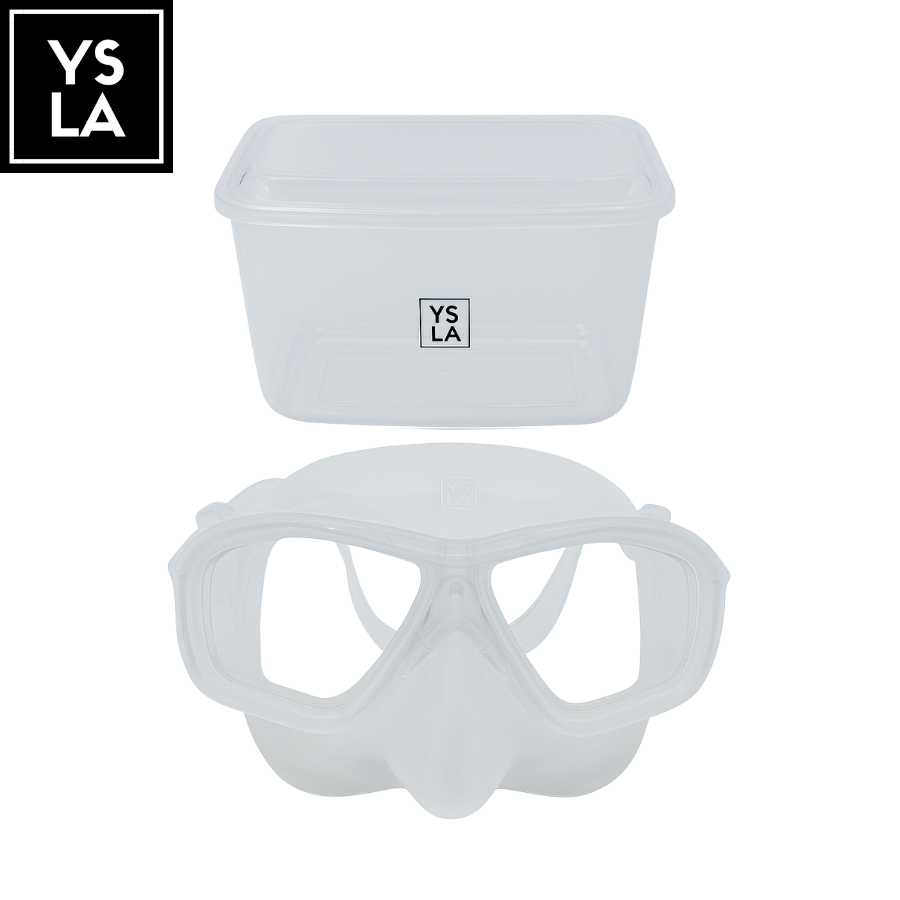 Wave Polycarbonate Lens Low Volume Anti-Fog Silicone Diving Mask with Eva Box