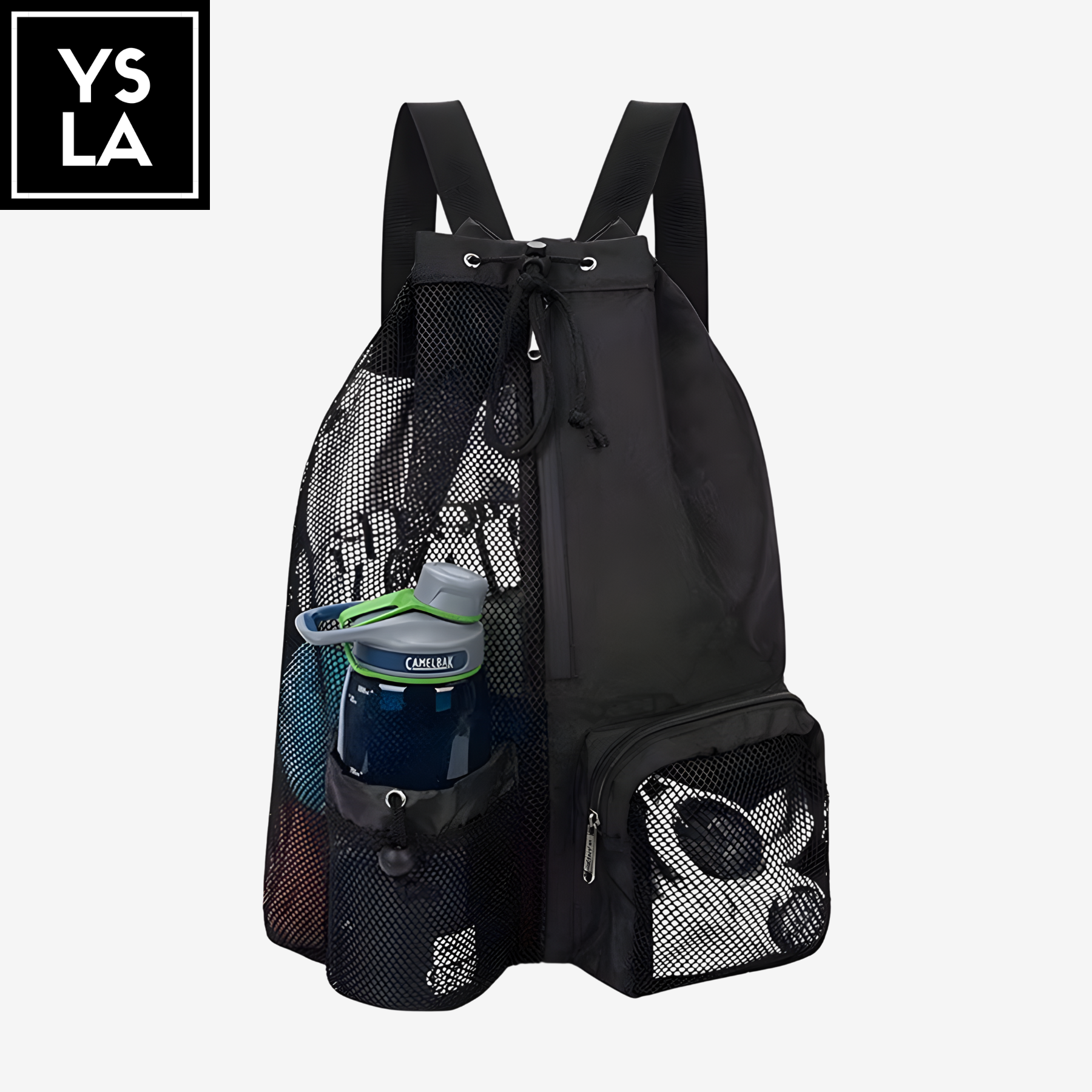 Timothy Drawstring Waterproof Mesh Backpack Bag