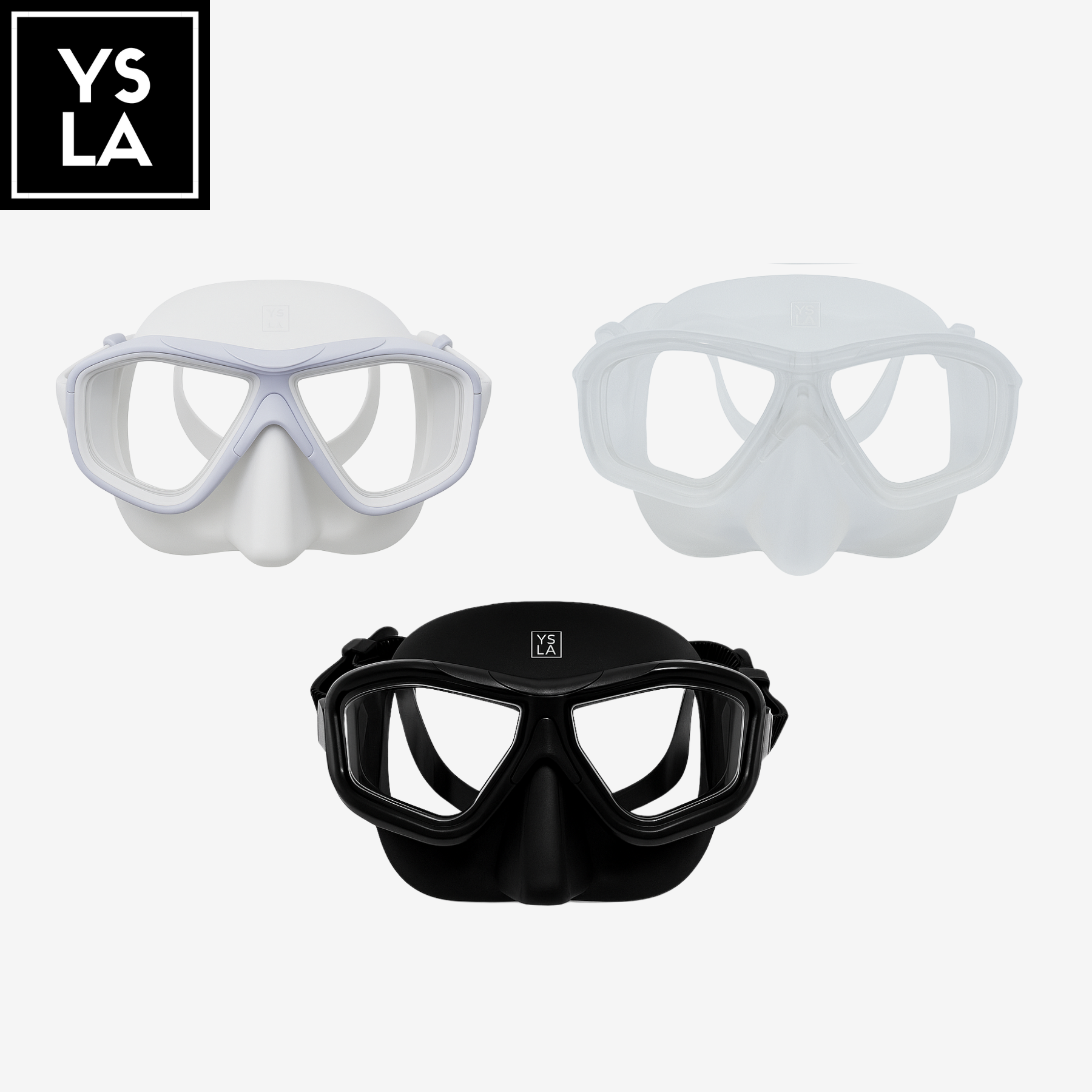 Wave Polycarbonate lens Low Volume Anti-Fog Silicone Diving Mask for Inventory Purposes
