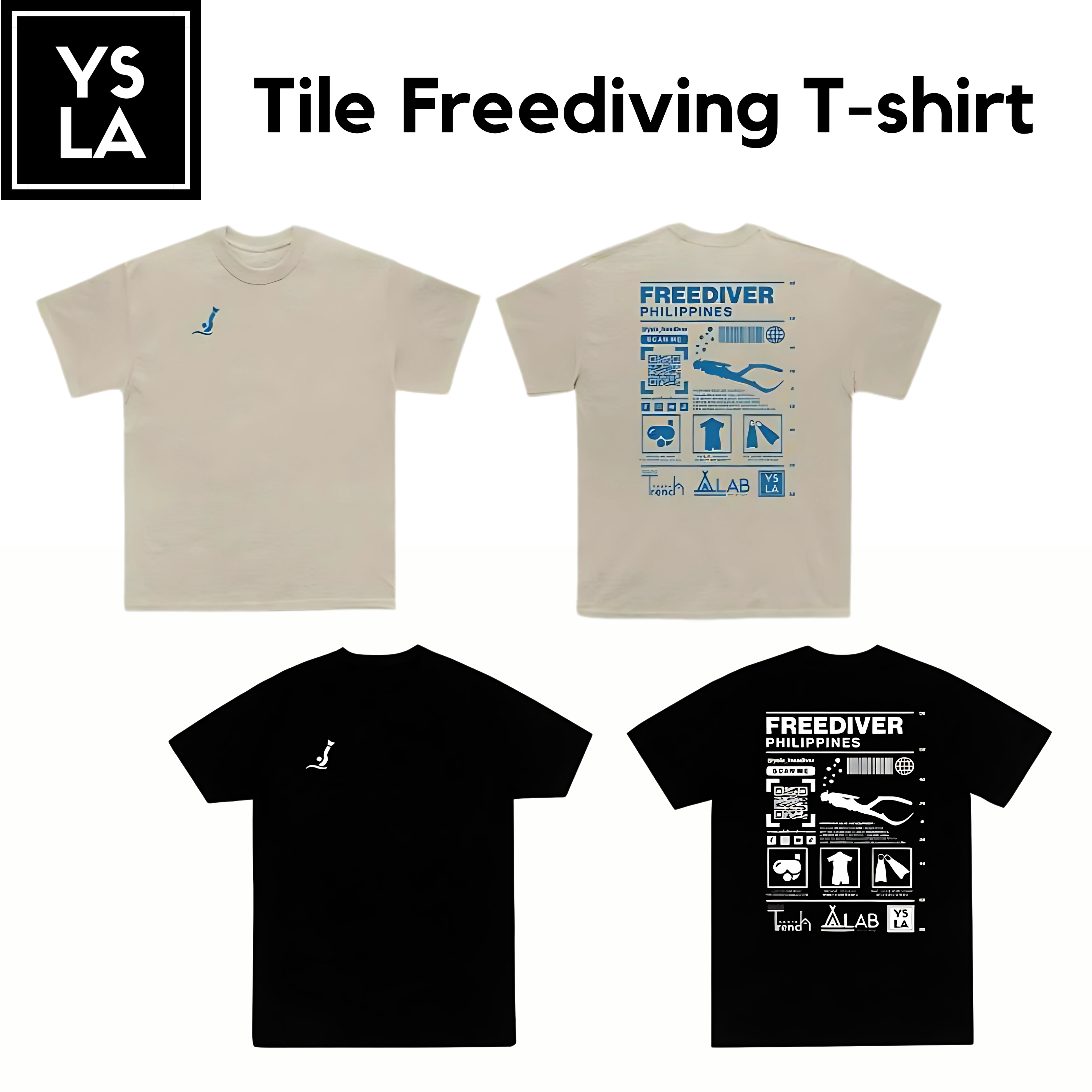 Tile Freediver T-Shirts