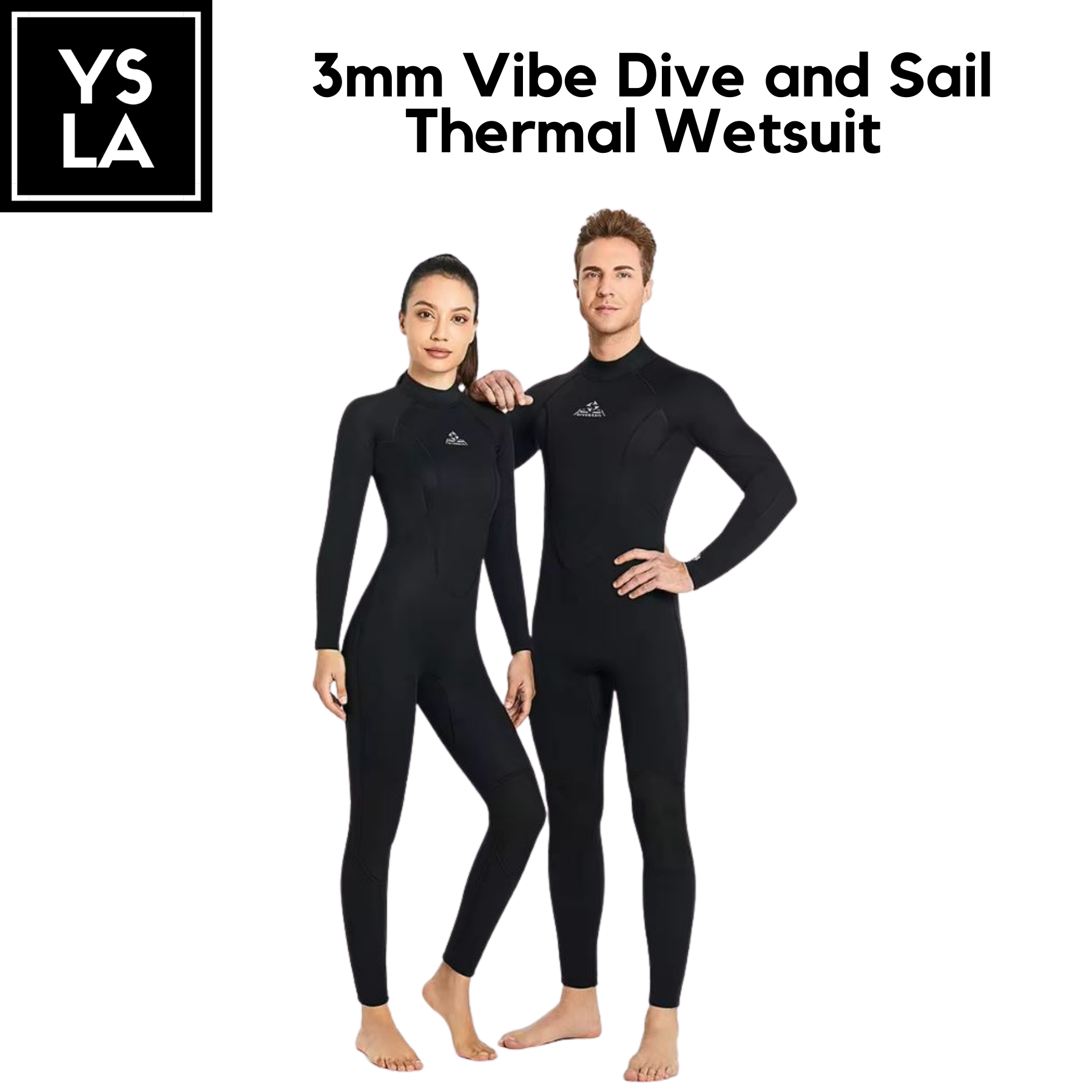 3mm Vibe Dive and Sail Thermal Wetsuit for Freediving Scuba Snorkeling Surfing